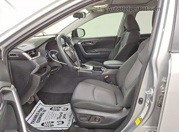 JTMW1RFVXKD032156 2019 TOYOTA RAV4 Silver წინა სალონის ხედი