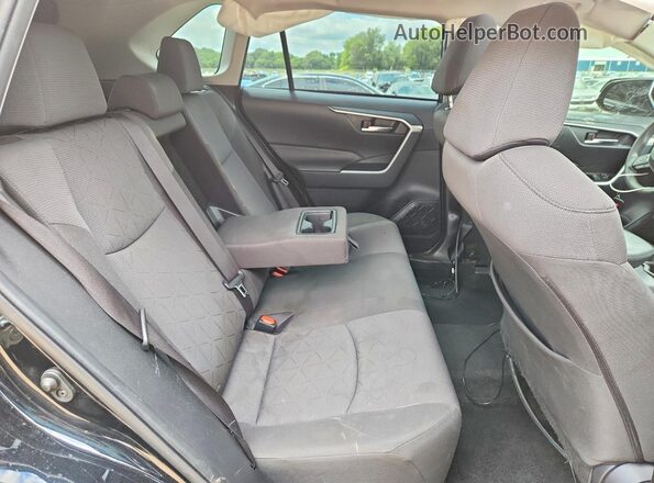 JTMW1RFVXKD037812 2019 TOYOTA RAV4 Black Widok tylnych siedzeń