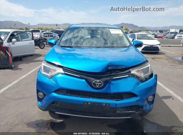 JTMWFREV0HD095052 2017 TOYOTA RAV4 Light Blue Widok zestawu wskaźników