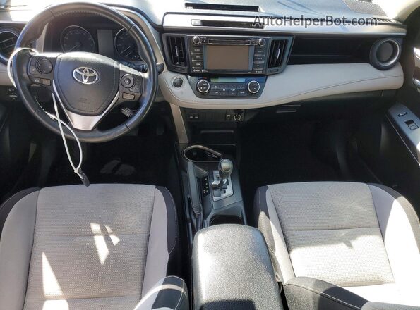 JTMWFREV0JJ167956 2018 TOYOTA RAV4 White Առջևի վահանակի տեսք