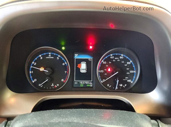 JTMWFREV1HJ140162 2017 TOYOTA RAV4 Gray Widok zestawu wskaźników