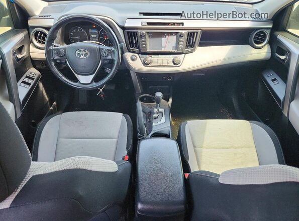 JTMWFREV1HJ147242 2017 TOYOTA RAV4 Blue Առջևի վահանակի տեսք