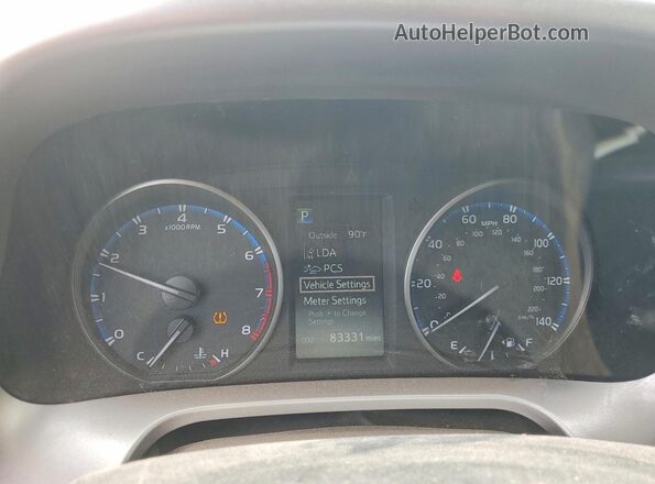 JTMWFREV1HJ718180 2017 TOYOTA RAV4 White Instrument cluster view