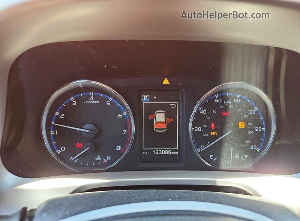JTMWFREV2GJ075255 2016 TOYOTA RAV4 Orange ხელსაწყოთა პანელის ხედი