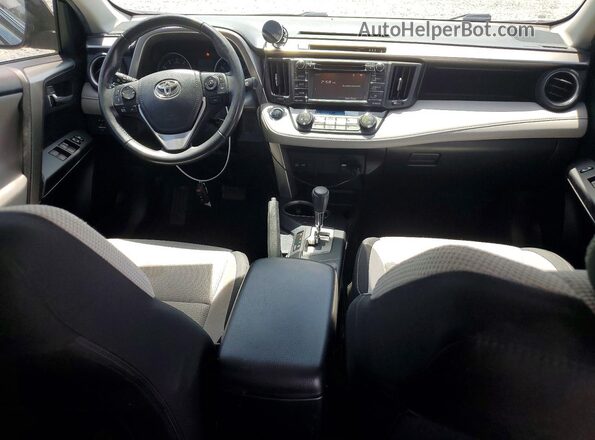 JTMWFREV2JD115372 2018 TOYOTA RAV4 Gray Widok deski rozdzielczej