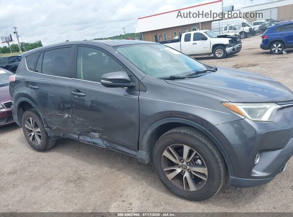 JTMWFREV2JJ199677 2018 TOYOTA RAV4 Серый Вид щитка приборов