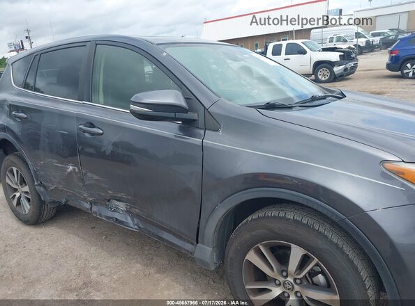 JTMWFREV2JJ199677 2018 TOYOTA RAV4 Серый Вид спереди