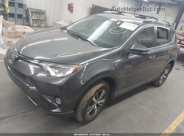 JTMWFREV2JJ738900 2018 TOYOTA RAV4 Gray წინა მარცხენა ხედი სამი მეოთხედიდან