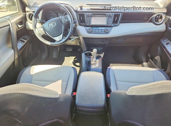 JTMWFREV3HD093974 2017 TOYOTA RAV4 White Widok deski rozdzielczej