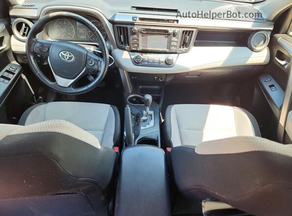 JTMWFREV3HD097300 2017 TOYOTA RAV4 Gray Вид панелі приладів