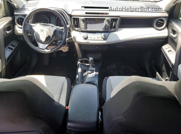 JTMWFREV3HJ121306 2017 TOYOTA RAV4 White Widok deski rozdzielczej