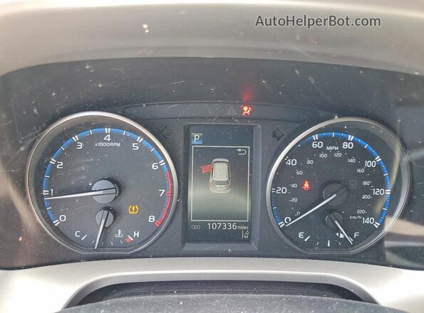 JTMWFREV3HJ121306 2017 TOYOTA RAV4 White Widok zestawu wskaźników