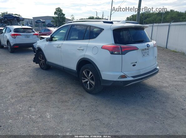 JTMWFREV3JD115476 2018 TOYOTA RAV4 Белый Задняя левая четверть