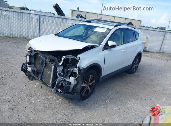 JTMWFREV3JD115476 2018 TOYOTA RAV4 Белый Передняя левая четверть