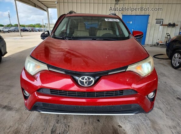 JTMWFREV4GJ073331 2016 TOYOTA RAV4 Red Դիմացի տեսք