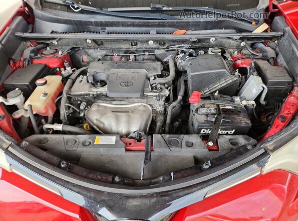 JTMWFREV4GJ073331 2016 TOYOTA RAV4 Red Շարժիչի բաժամունքի տեսք