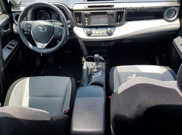 JTMWFREV4GJ099685 2016 TOYOTA RAV4 Gray Вид панелі приладів