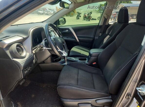 JTMWFREV4HJ711479 2017 TOYOTA RAV4 Gray Вид салону спереду