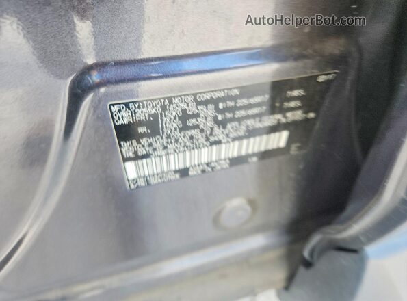 JTMWFREV4HJ711479 2017 TOYOTA RAV4 Gray Вид наклейки з VIN-кодом