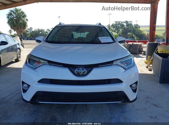 JTMWFREV4JJ182766 2018 TOYOTA RAV4 White Widok zestawu wskaźników