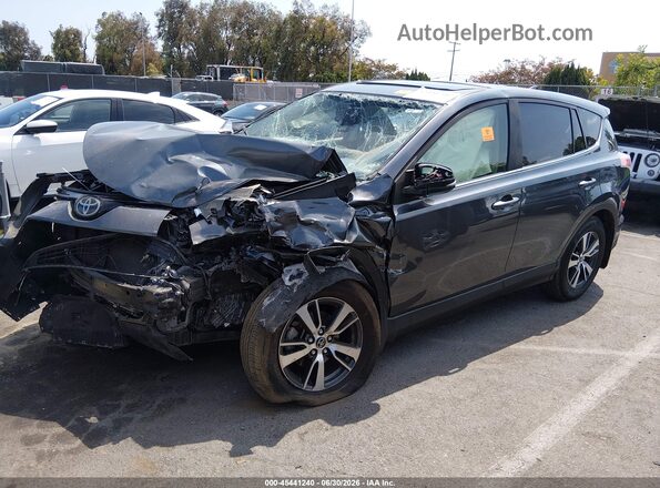 JTMWFREV5JD129590 2018 TOYOTA RAV4 Gray Przód lewy