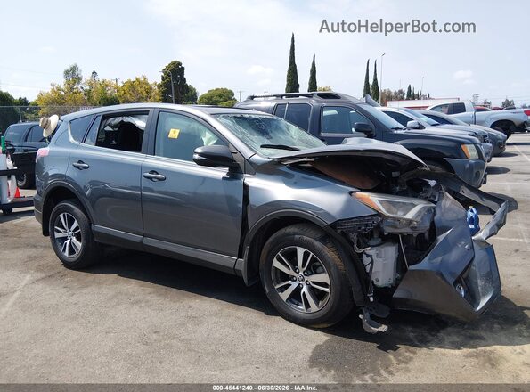 JTMWFREV5JD129590 2018 TOYOTA RAV4 Gray Widok zestawu wskaźników