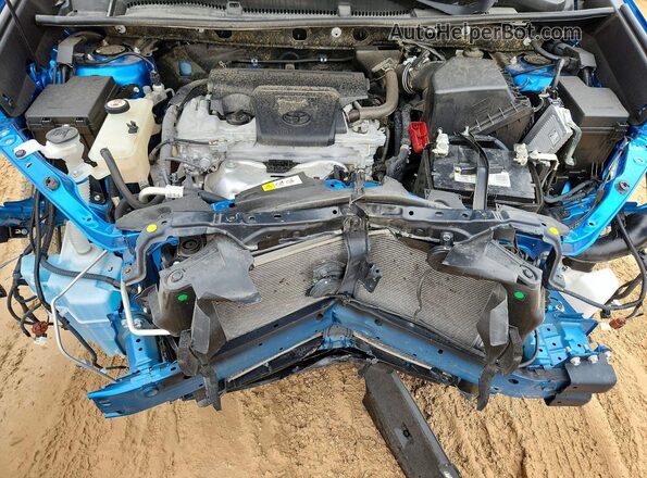 JTMWFREV6HJ147964 2017 TOYOTA RAV4 Blue უკანა სალონის ხედი
