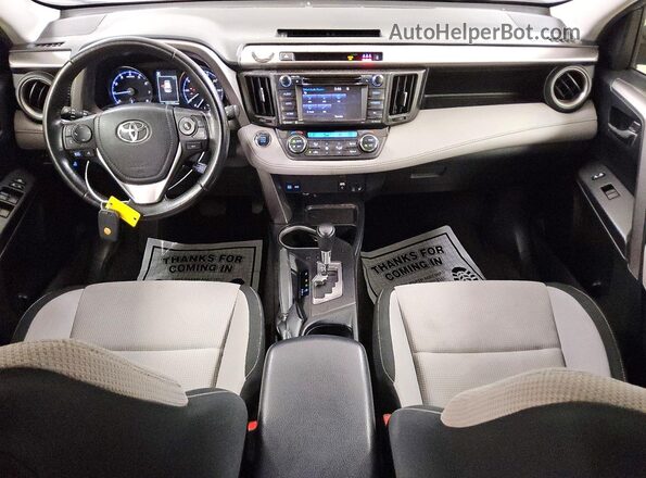 JTMWFREV6JJ194806 2018 TOYOTA RAV4 Gray წინა პანელის ხედი