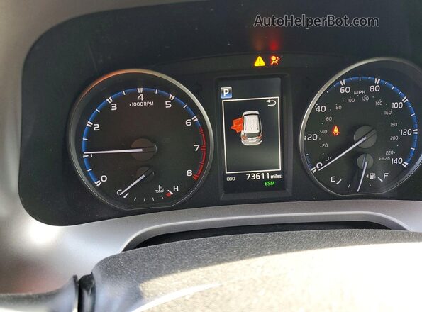 JTMWFREV6JJ200300 2018 TOYOTA RAV4 Silver Вид щитка приладів
