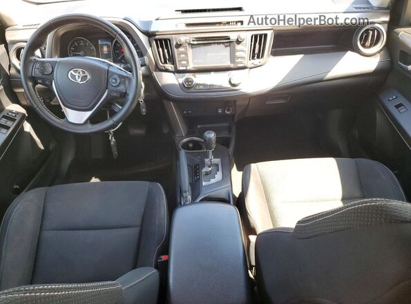 JTMWFREV7HJ713999 2017 TOYOTA RAV4 Black წინა პანელის ხედი