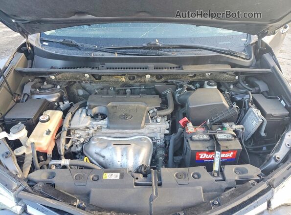 JTMWFREV7JJ208695 2018 TOYOTA RAV4 Gray Vista del compartimento del motor