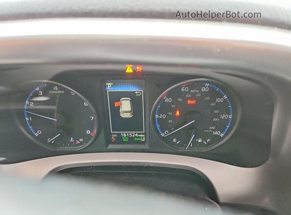 JTMWFREV7JJ208695 2018 TOYOTA RAV4 Gray Vista del cuadro de instrumentos
