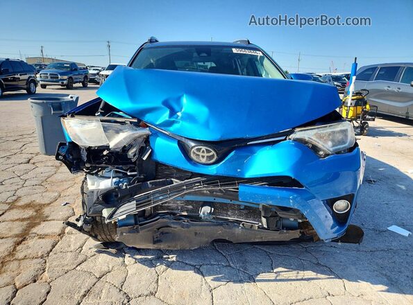 JTMWFREV8HJ100760 2017 TOYOTA RAV4 Blue წინა ხედი