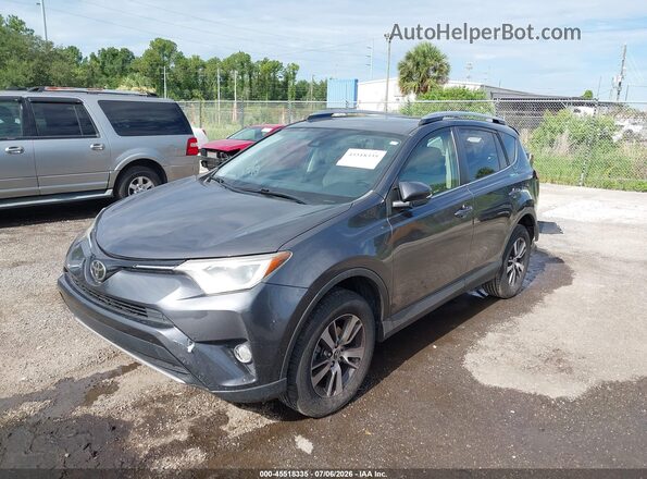JTMWFREV8HJ101309 2017 TOYOTA RAV4 Gray წინა მარცხენა ხედი სამი მეოთხედიდან
