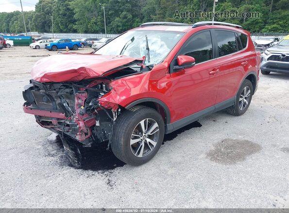JTMWFREV8HJ105943 2017 TOYOTA RAV4 Red Przód lewy
