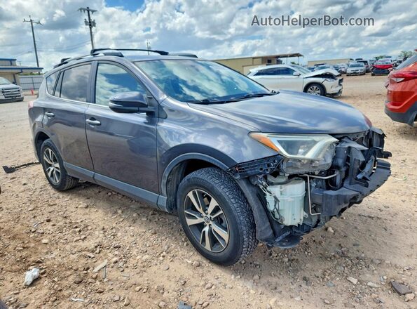 JTMWFREV8JJ728372 2018 TOYOTA RAV4 Gray Delantero derecho