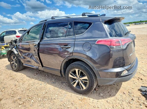 JTMWFREV8JJ728372 2018 TOYOTA RAV4 Gray Trasero izquierdo
