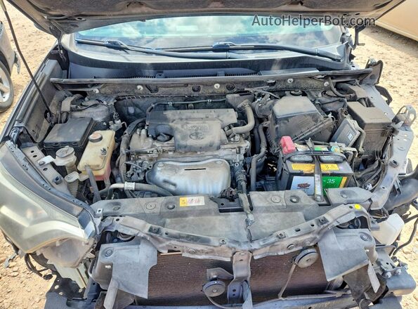 JTMWFREV8JJ728372 2018 TOYOTA RAV4 Gray Vista del compartimento del motor