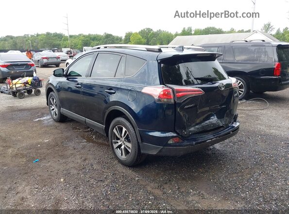 JTMWFREV8JJ732910 2018 TOYOTA RAV4 Blue Задня ліва чверть
