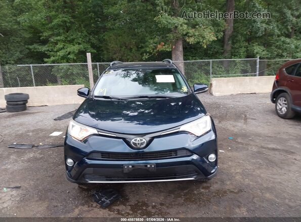 JTMWFREV8JJ732910 2018 TOYOTA RAV4 Blue Вид щитка приладів