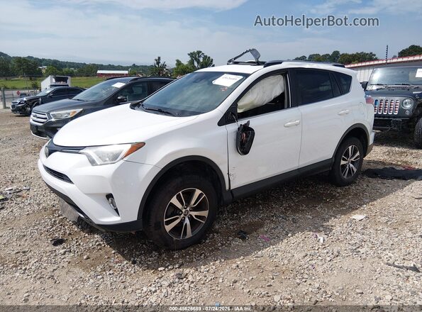 JTMWFREV9HD094790 2017 TOYOTA RAV4 White Առջևի ձախ երեք քառորդ տեսարան