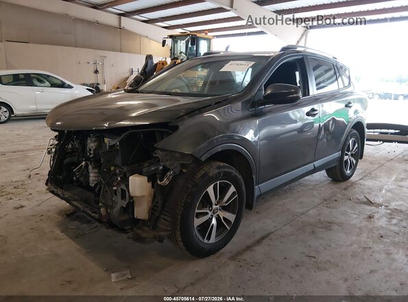 JTMWFREV9JJ190975 2018 TOYOTA RAV4 Gray წინა მარცხენა ხედი სამი მეოთხედიდან