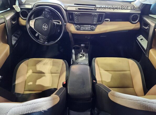 JTMWFREVXHD094202 2017 TOYOTA RAV4 Black Dashboard view
