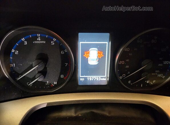 JTMWFREVXHD094202 2017 TOYOTA RAV4 Black Instrument cluster view