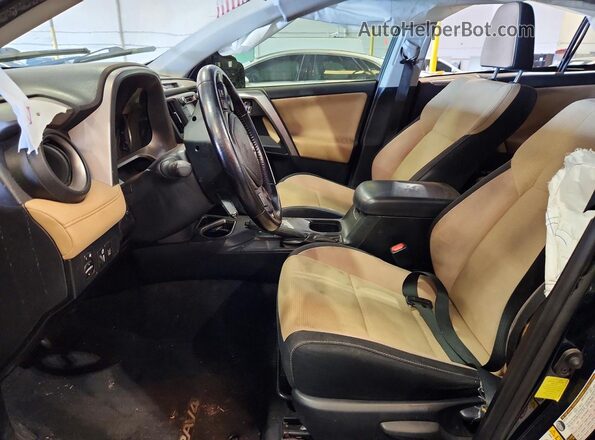 JTMWFREVXHD094202 2017 TOYOTA RAV4 Black Front interior view