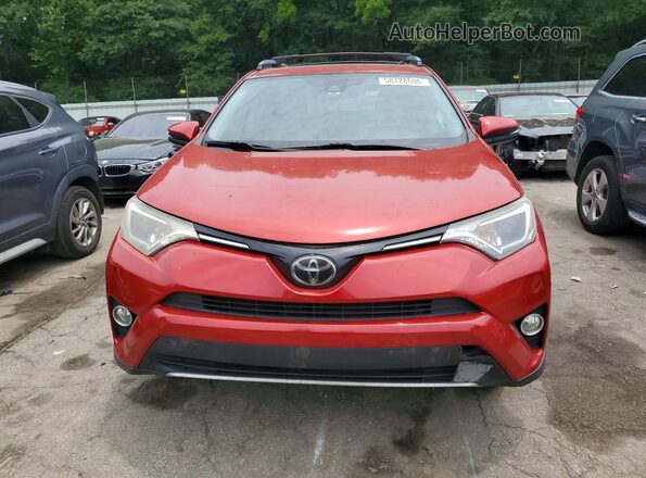 JTMWFREVXHJ108164 2017 TOYOTA RAV4 Красный Вид спереди