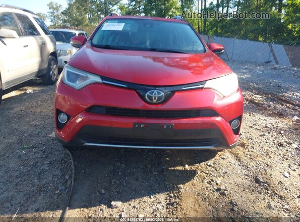 JTMWFREVXHJ108858 2017 TOYOTA RAV4 Red ხელსაწყოთა პანელის ხედი