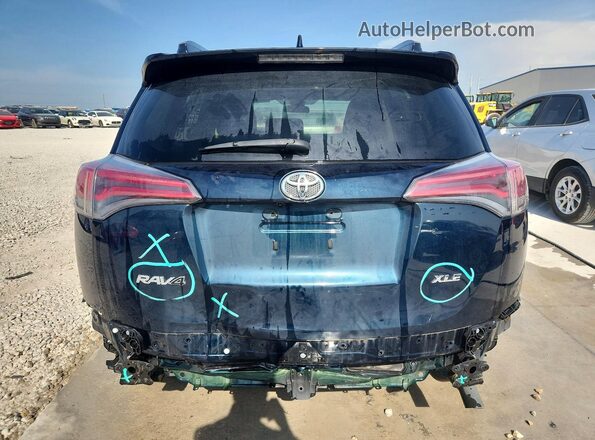 JTMWFREVXHJ109928 2017 TOYOTA RAV4 Blue უკანა ხედი
