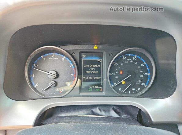 JTMWFREVXHJ142430 2017 TOYOTA RAV4 Black Instrument cluster view