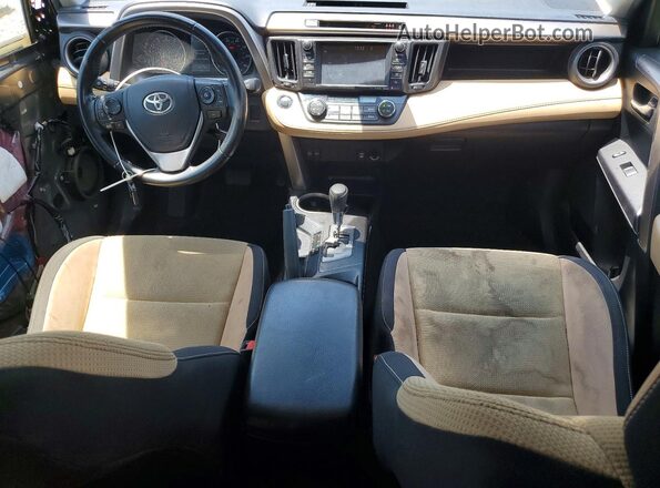 JTMWFREVXJJ168192 2018 TOYOTA RAV4 Gray Vista del salpicadero